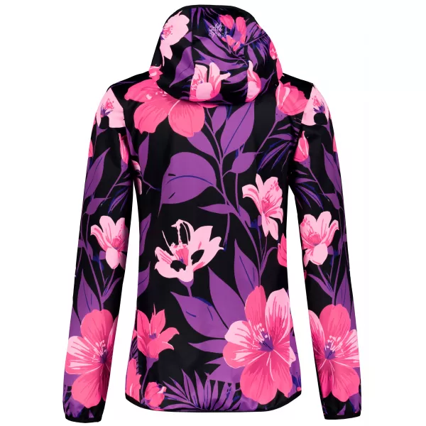  Premium-Softshelljacke für Damen ALTISPORT VOJ/ALW115JACK01 LILA/SCHWARZ 