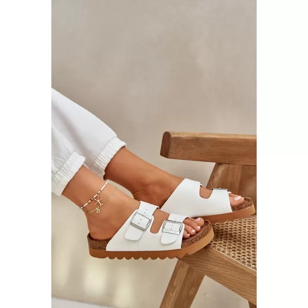  Damenhausschuhe BIG STAR LL274480 WEISS Big Star Shoes 
