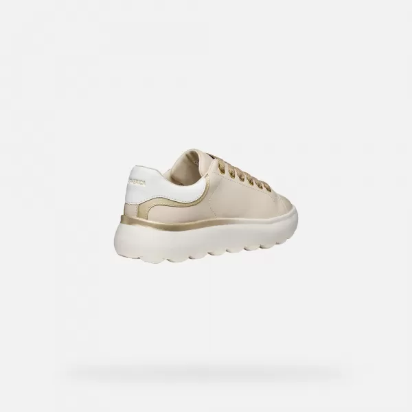  Damen-Sneaker GEOX SPHERICA EC4.1 G013146 CREMIG 