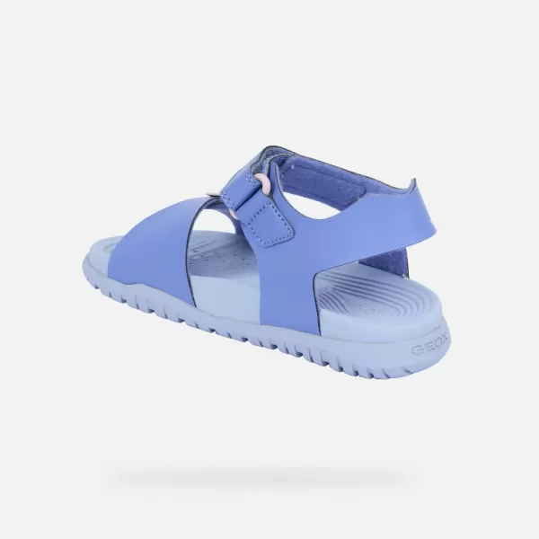  Sandalen für Mädchen GEOX FUSBETTO J35HQA000BCC8039 LILA 