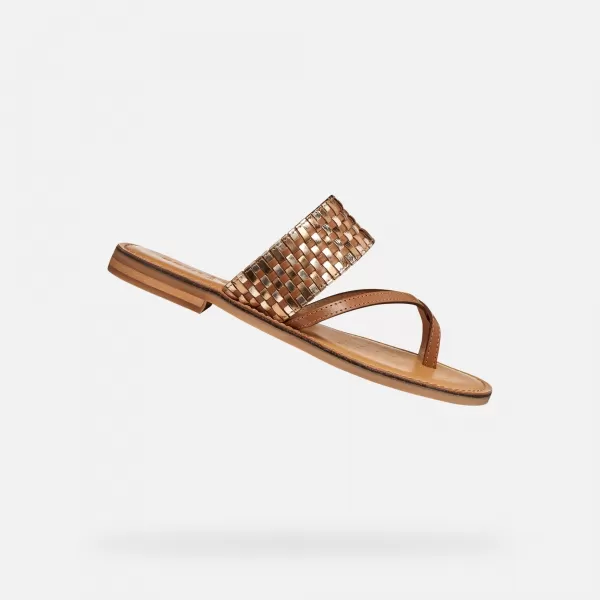  Damensandalen GEOX MADDALUSIAC G013192 BRAUN 