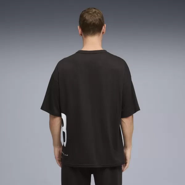  Herren-T-Shirt PUMA M GRAPHIC OVERSIZED TEE 528528_01 PUMA SCHWARZ 