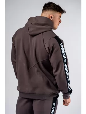 Kapuzenpullover HERO 300 BROWN Nebbia