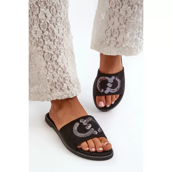  Damen-Flip-Flops S.BARSKI KV27-052 SCHWARZ 