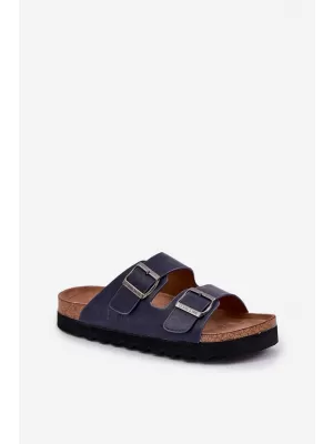 Herrenhausschuhe BIG STAR NN174530 BLAU Big Star Shoes