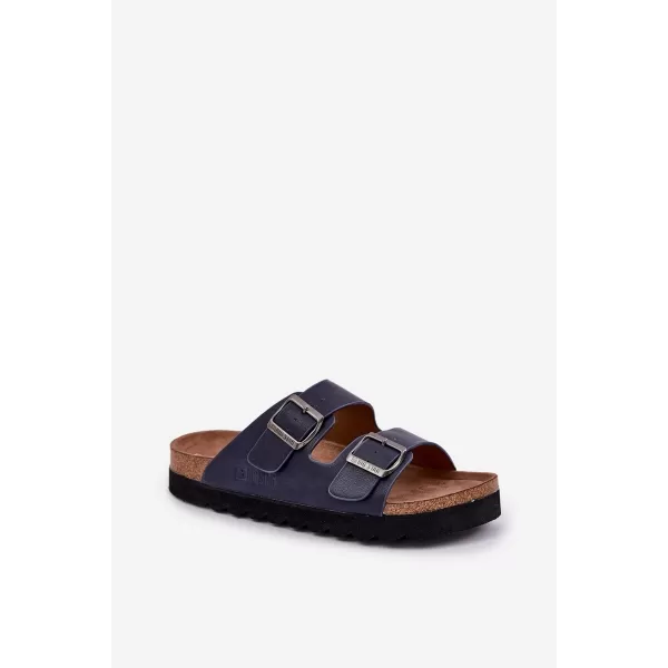  Herrenhausschuhe BIG STAR NN174530 BLAU Big Star Shoes 