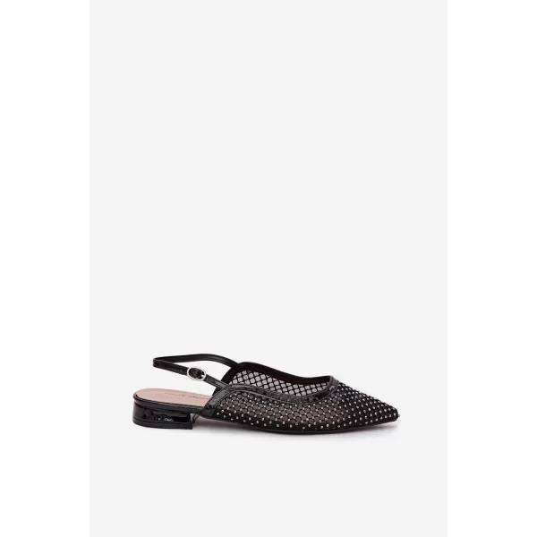  Ballerinas für Damen BOTO PATOU 42008 SCHWARZ 