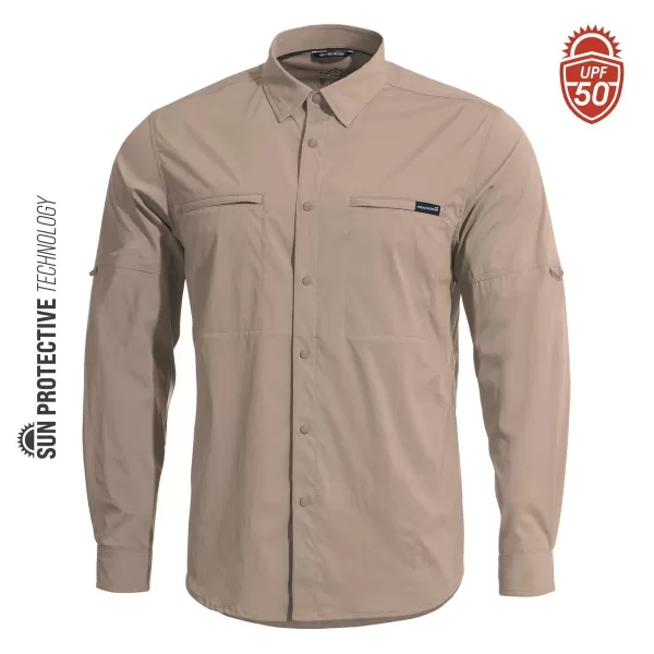  Herrenhemd PENTAGON WAYNE K02029 04 KHAKI 