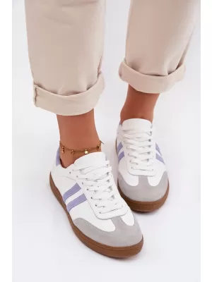 Damen-Sneaker ZAZOO N1068 WEIß/BLAUVIOLETT