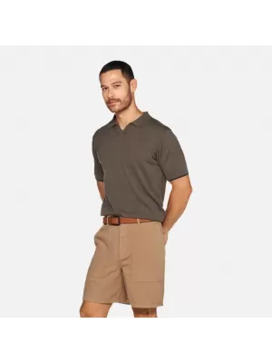 Herren-T-Shirt GEOX KNIT G012317 KHAKI