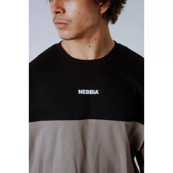  Übergroßes T-Shirt POWER 898 HELLBRAUN Asche Nebbia 