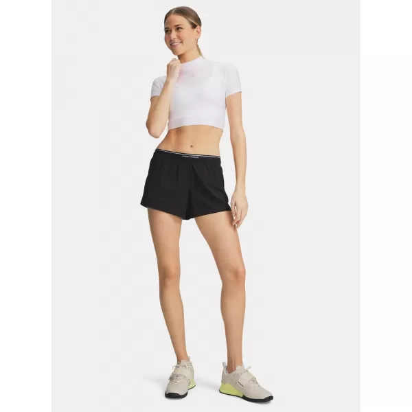  Damen-Shorts UNDER ARMOUR VANISH WOVEN 3IN SHORTS 6009965-008 SCHWARZ 
