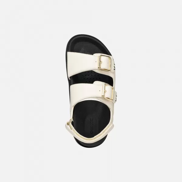  Sandalen für Mädchen GEOX SANDAL FOAMMENTERA J65P0A000BCC1058 CREMIG 