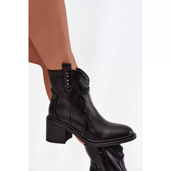  Damenschuhe mit Absatz BOTO IVERLY 40565 SCHWARZ 