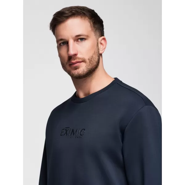  Herren-Sweatshirt OMBRE OM-SNBC-0199 DUNKELBLAU 