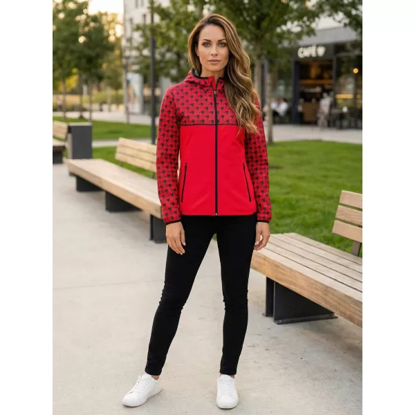  Premium-Softshelljacke für Damen ALTISPORT VOJ/ALW048JACK01 ROT 