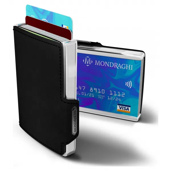  Geldbörse MONDRAGHI ELEGANCE SCHWARZ 