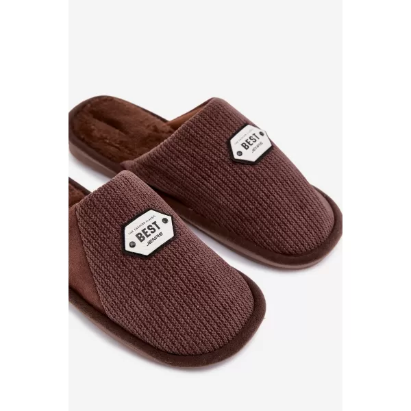  Herrenhausschuhe BOTO PRESINE 40744 BRAUN 