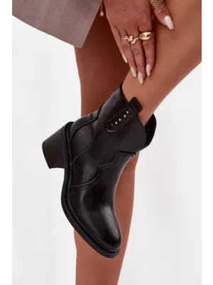 Damenschuhe mit Absatz BOTO IVERLY 40565 SCHWARZ