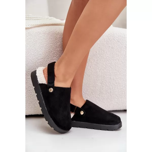  Damenhausschuhe BOTO LINNEOLA 34719 SCHWARZ 