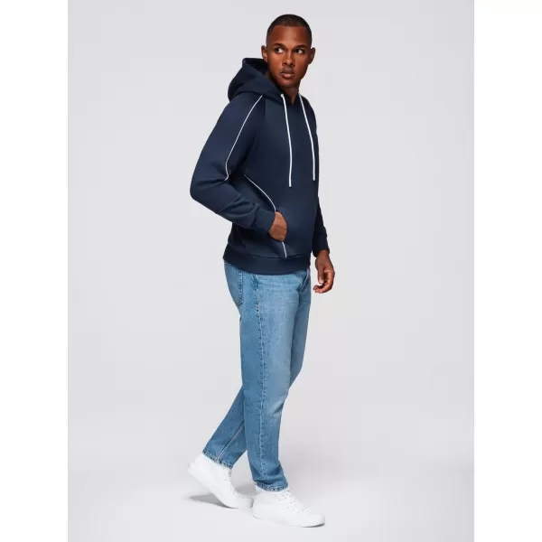  Herren-Sweatshirt OMBRE OM-SSNZ-0250 MARINEBLAU 
