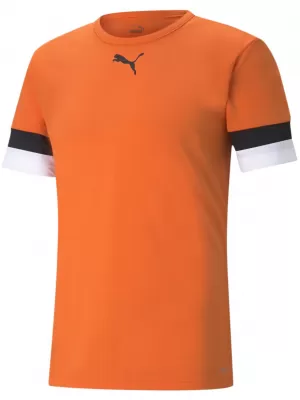 Funktions-T-Shirt für Herren PUMA TEAMRISE JERSEY 704932-08 GOLDENER MOHN/SCHWARZ/WEIß