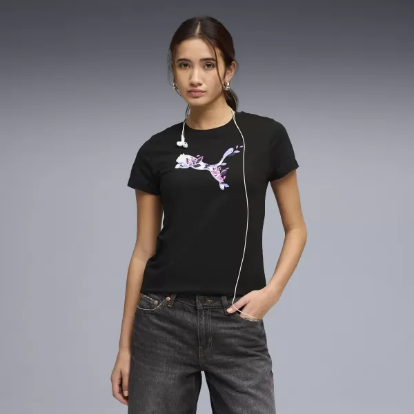  Damen-T-Shirt PUMA GRAPHICS TEE 3 691912_01 PUMA SCHWARZ 