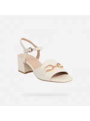 Damensandalen GEOX NEW ERAKLIA 50 G013132 CREMIG