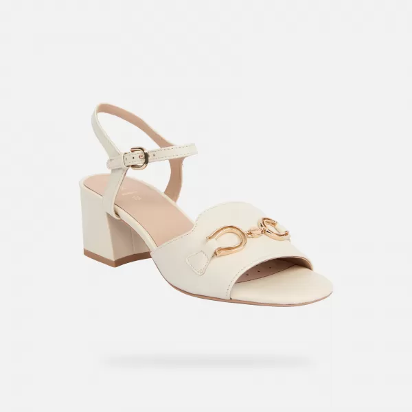  Damensandalen GEOX NEW ERAKLIA 50 G013132 CREMIG 