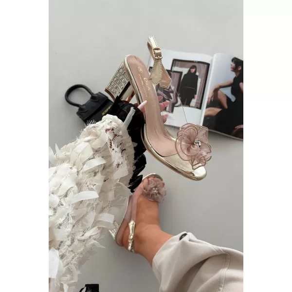  Damensandalen D&A MR52-238 GOLD 