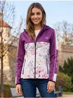 Premium-Softshelljacke für Damen ALTISPORT VOJ/ALW008JACK01 BURGUND