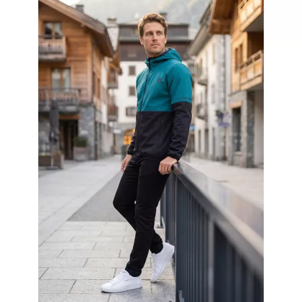  Premium-Softshelljacke für Herren ALTISPORT VOJ/ALM051JACK01 KEROSIN/SCHWARZ 