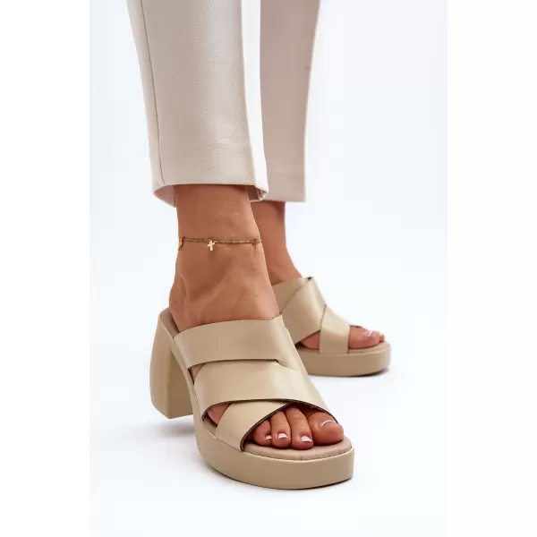  Damen-Flip-Flops ZAZOO 40373 BEIGE 