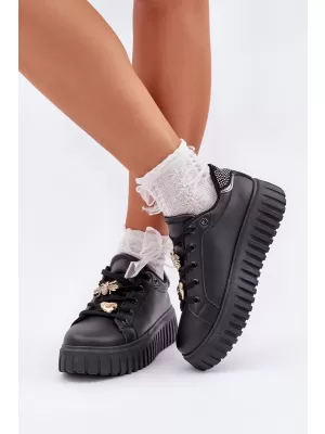 Damen-Sneaker EVENTO GRELESI SCHWARZ