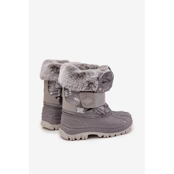  Winterschuhe für Kinder LEE COOPER LCJ-25-10-3788 GRAU 