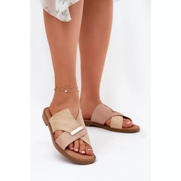  Damenhausschuhe VINCEZA 17385 BEIGE 