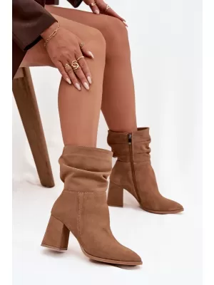Damenstiefel ZAZOO 4216 BEIGE