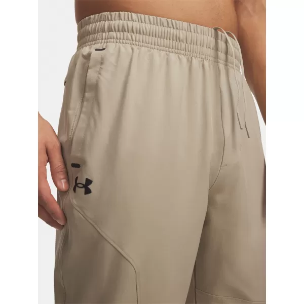  Sporthose für Herren UNDER ARMOUR UA UNSTOPPABLE TAPERED PANTS BRAUN 