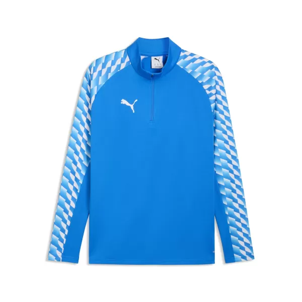  Herren-Sweatshirt PUMA TEAMLIGA26 TRG 1/4 ZIP TOP 659724_02 ELECTRO ROYAL/ ELECTRO ROYAL/PUMA WEIß 