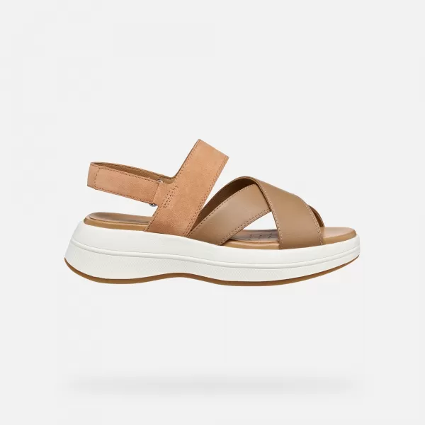  Damensandalen GEOX SPHERICA ECUB-3 S G012857 BRAUN 
