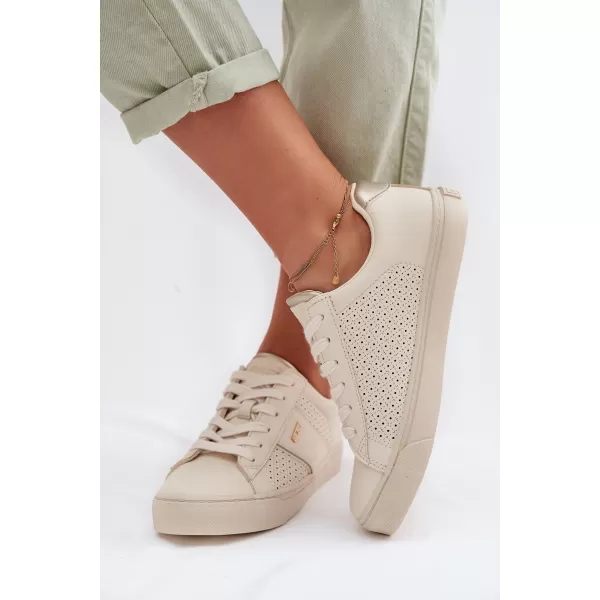  Damen-Sneaker BIG STAR TT274292 BEIGE Big Star Shoes 