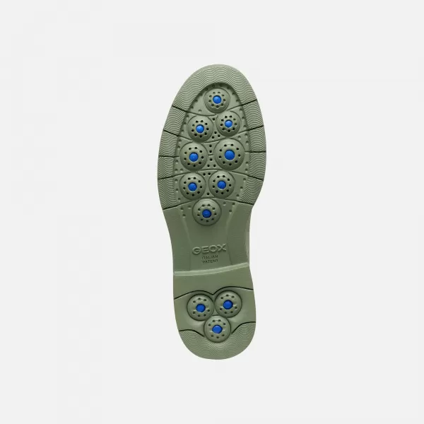  Damenmokassins GEOX SPHERICA EC1 B G013072 GRÜN 