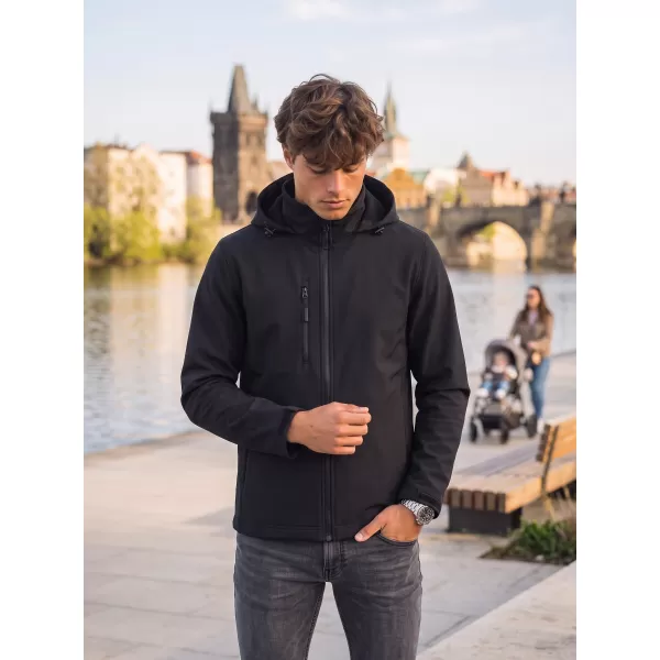  Herren-Softshelljacke ALTISPORT NoPrint NP/ALM845 EBENHOLZGRAU 