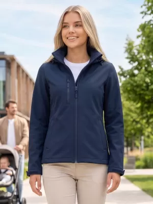 Softshelljacke für Damen ALTISPORT NoPrint NP/ALW945 MARINEBLAU