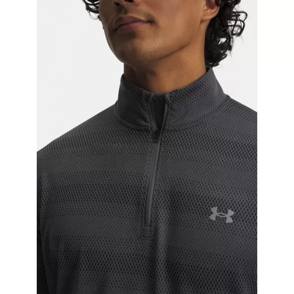  Herren-T-Shirt UNDER ARMOUR UA VELOCITI 1/4 ZIP 6010887-025 GRAU 