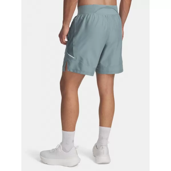  Herrenshorts UNDER ARMOUR UA LAUNCH PRO 2N1 7'' SHORTS 1376831-323 GRÜN 