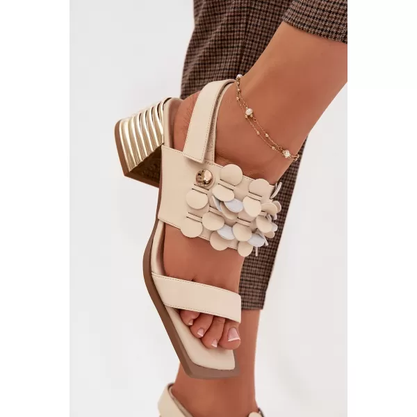 Damensandalen D&A CR61-3062 BEIGE 