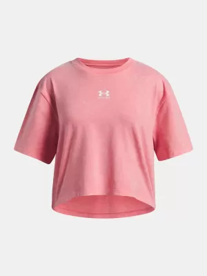 Mädchen-T-Shirt UNDER ARMOUR UA G RIVAL WASH SS 6011673-600 ROSA