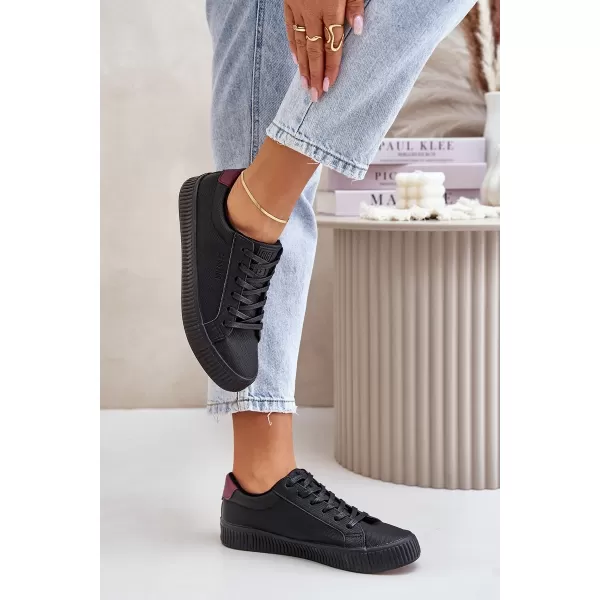  Damen-Sneaker BIG STAR OO274A462 SCHWARZ Big Star Shoes 