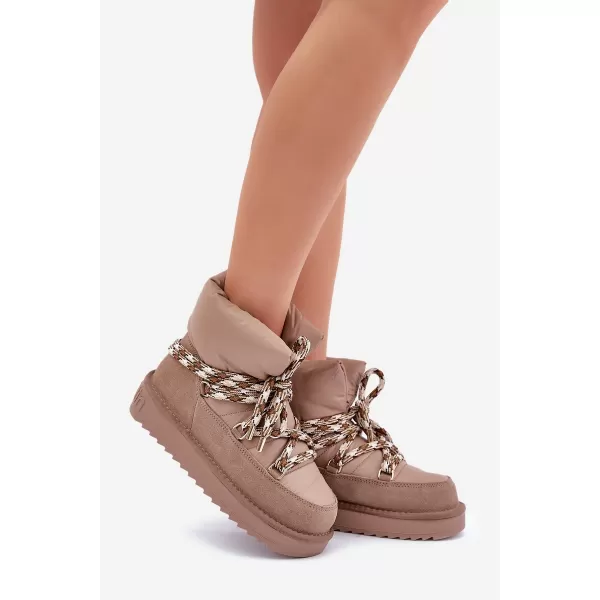  Schneemänner für Frauen D.FRANKLIN DFSH375003 TAUPE 